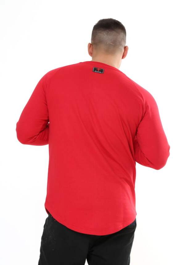 Skull Long-sleeve Shirt Red