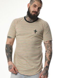 Lines T-Shirt Green