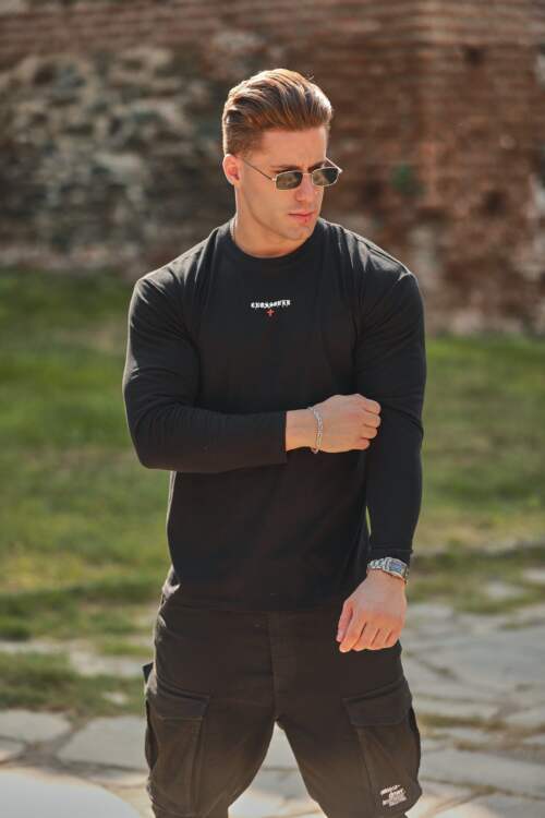 Motion Long-Sleeve Shirt Black