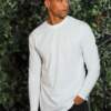 Mode Long-Sleeve Shirt White