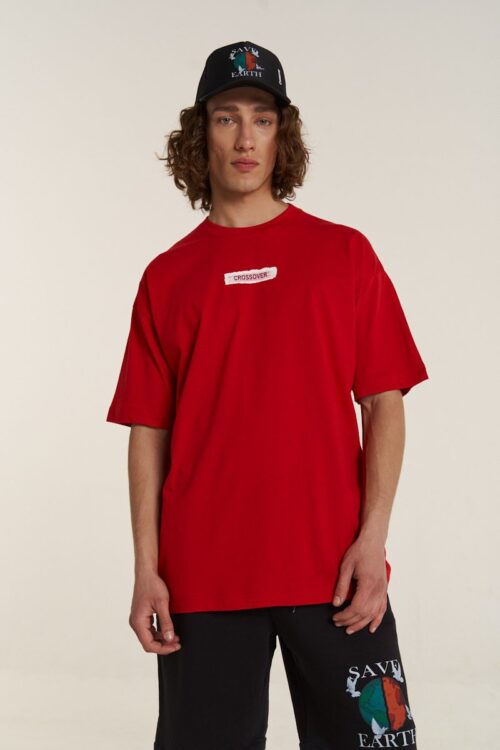 Oversized T-Shirt A403 Red