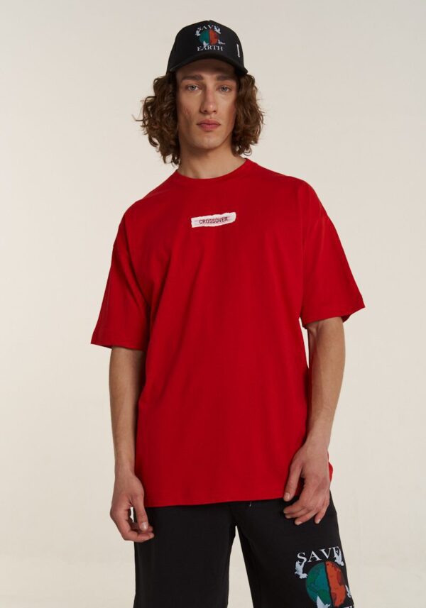 Oversized T-Shirt A403 Red