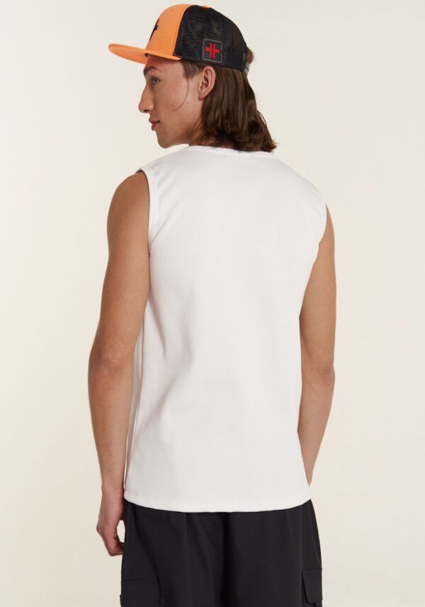 Sleeveless T-shirt A407 White