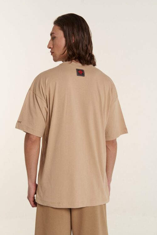 Oversized T-Shirt A402 Beige
